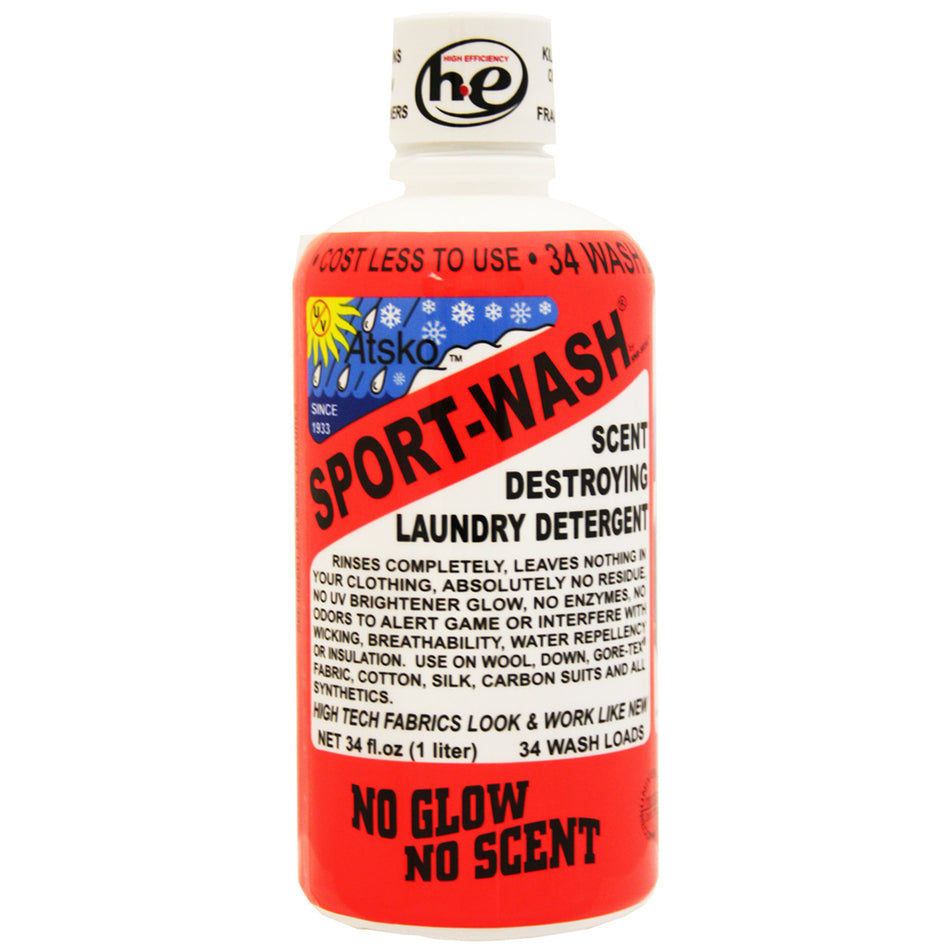 Atsko 1 Liter Sport-Wash Sportswear Laundry Detergent