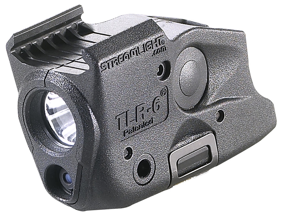 Streamlight TLR-6 Gun Light with Red Laser Black 100 Lumen White LED for Glock Gen 3/4/5
