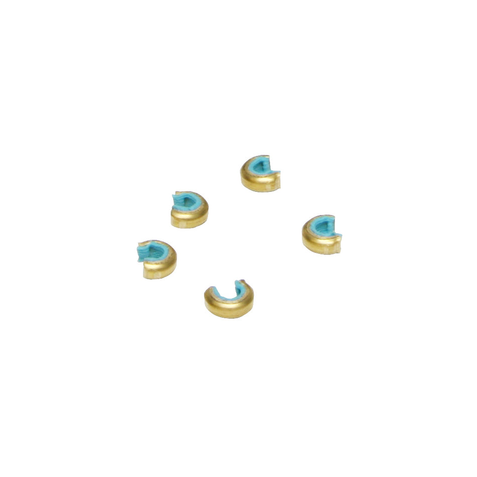 October Mountain Target Blue Brass Nock Sets for Bows 5 pk.
