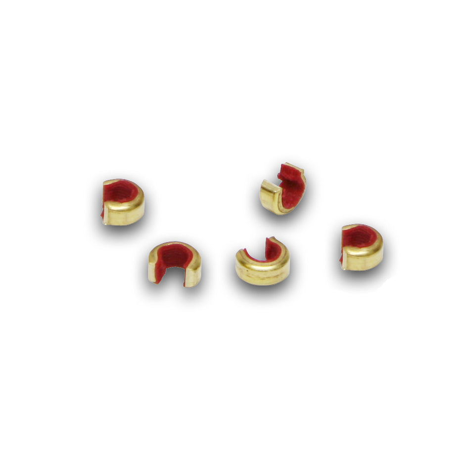 October Mountain XL Red Brass Nock Sets for Bows 5 pk.