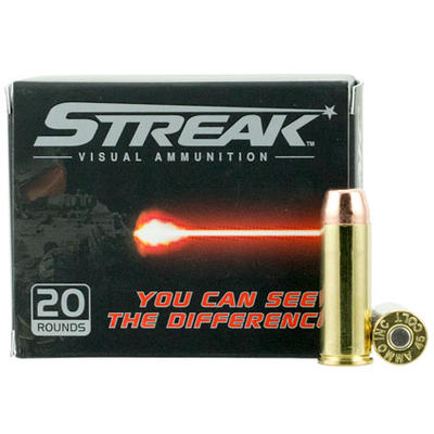 Ammo Inc .45 Long Colt Handgun Ammo Streak Red Total Metal Jacket TMC 250 grain 