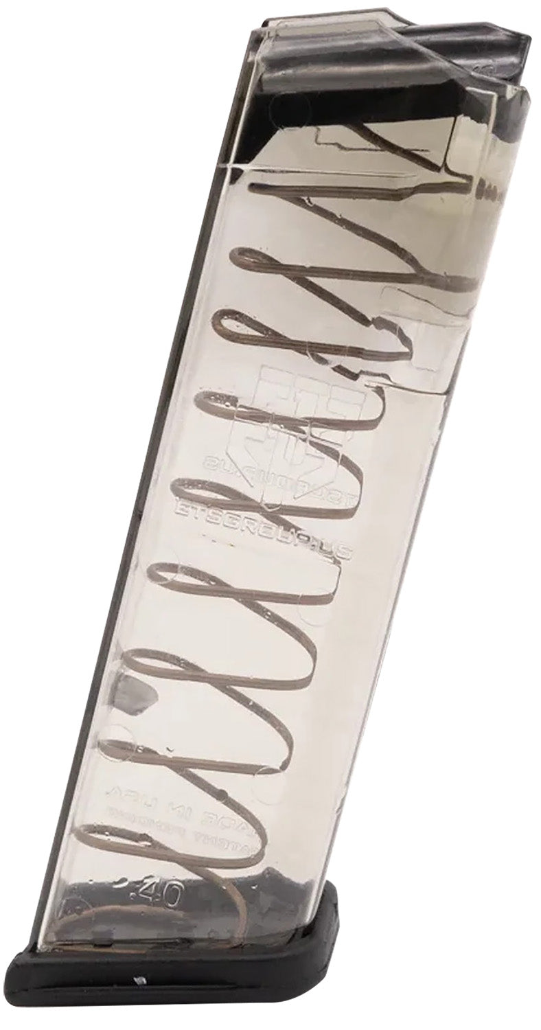 ETS GLK22 16-Round .40 S&W Handgun Magazine Compatible with Glock 22/23/24/27/35 Gen1-4 Translucent