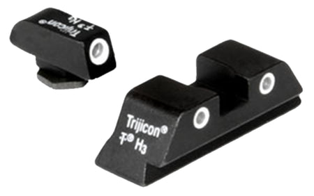 Trijicon Bright & Tough Tritium Night Sights White Outline Front & Rear for Glock 20/21 Large Frame