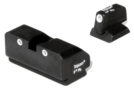 Trijicon Bright & Tough Tritium Night Sights White Outline Front & Rear for Desert Eagle Pistol