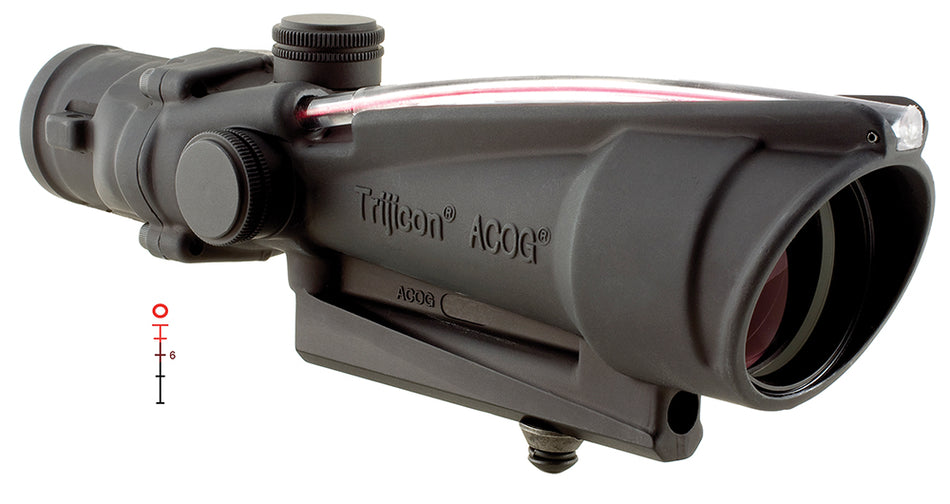 Trijicon ACOG 100136 3.5x35 Black Anodized Illuminated Red Donut .223/5.56 BDC Scope