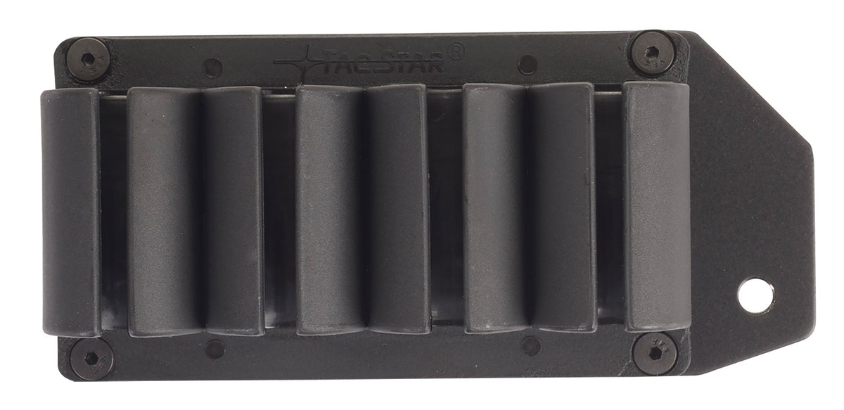 TacStar 1081134 Mossberg 500 20ga Shotgun SideSaddle Shell Carrier 4 Round Black Polymer