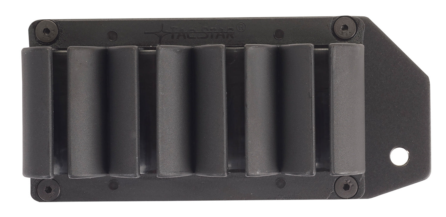 TacStar 1081134 Mossberg 500 20ga Shotgun SideSaddle Shell Carrier 4 Round Black Polymer