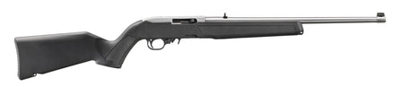 Ruger 10/22 22 LR 10+1 18.50" Satin Stainless Steel Barrel & Drilled & Tapped Receiver, Black Fixed w/M-LOK Polymer Stock