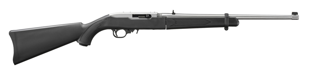 Ruger 32010 10/22 Takedown .22 LR 10+1 18.5" Stainless Barrel, Black Synthetic Stock