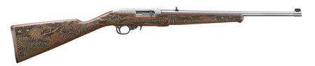 Ruger 32038 10/22 250th Anniversary 22 LR 10+1 18.50" Stainless Steel Barrel, Engraved Satin Stainless Steel Drilled & Tapped Receiver, American Walnut Fixed Engraved Altamont Stock