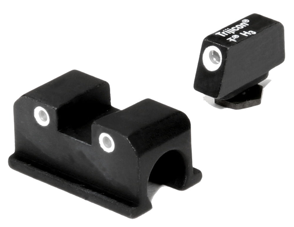 Trijicon Bright & Tough Tritium Night Sights White Outline Front & Rear for Walther P99, PPQ & PPQ M2