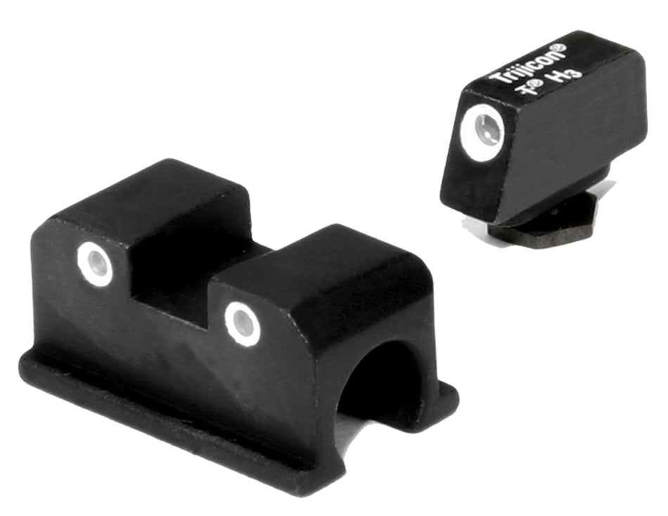 Trijicon Bright & Tough Tritium Night Sights White Outline Front & Rear for Walther P99, PPQ & PPQ M2