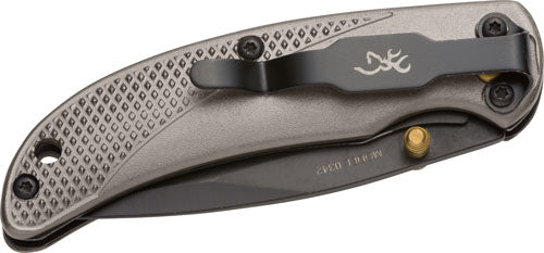 Browning Knife Prism III 2.38" Folding Hunter Black/Carbon Gray