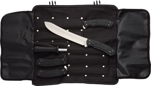 Browning Knife Primal Fish & Game Butcher Kit with Knife Roll Case