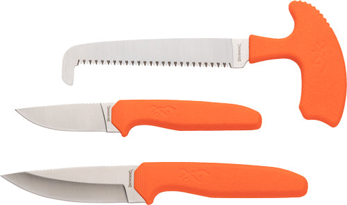 Browning Knife Sharp Ridge 3pc Set with Nylon Sheath