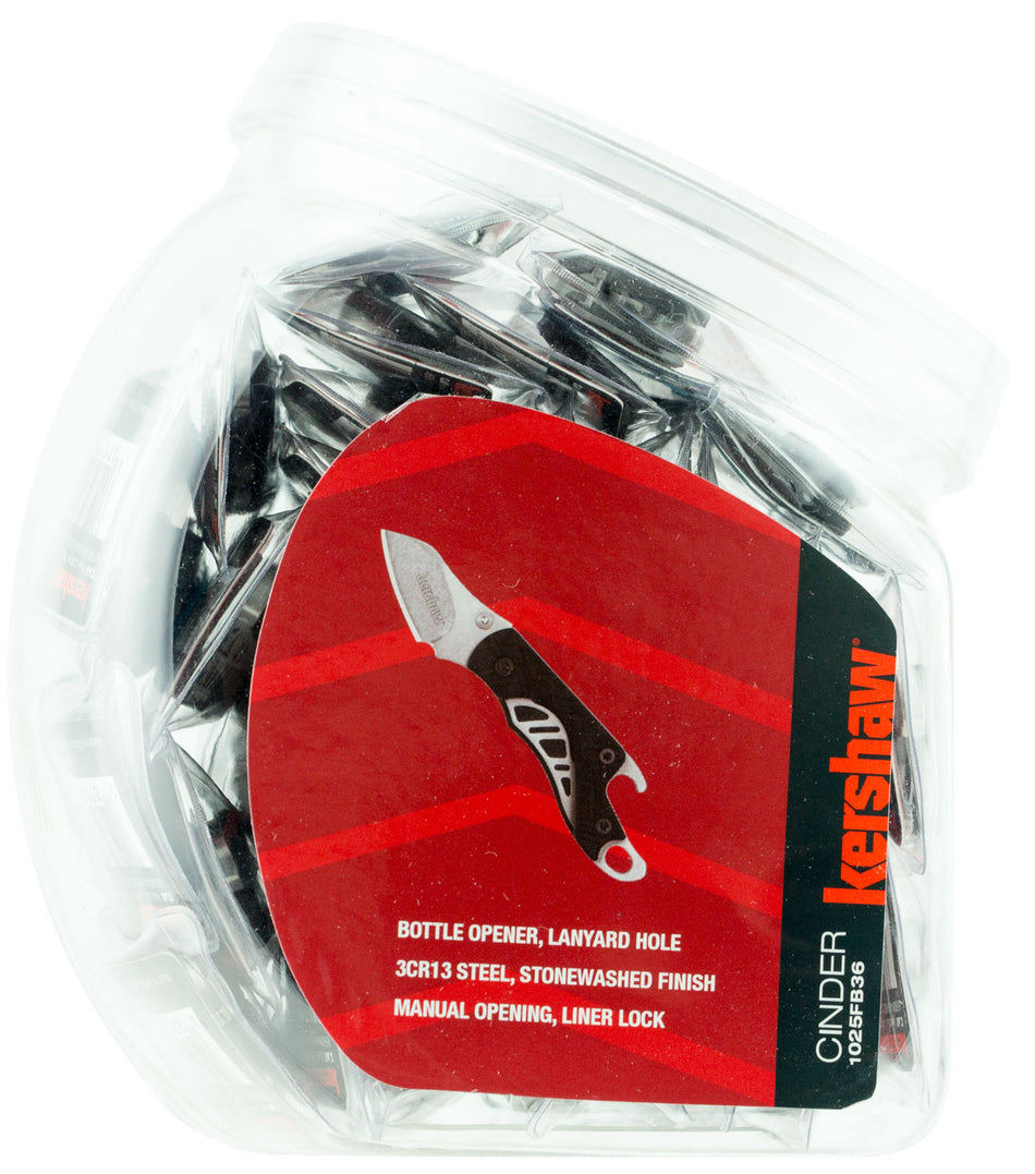 Kershaw 1025FB36 Cinder Folding Multi-Tool with Bottle Opener, 36 PK