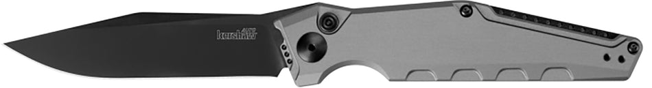 Kershaw Launch 7 7900GRYBLK Auto Folder 3.75" CPM 154 Clip Point Black DLC Blade, Gray Aluminum Handle
