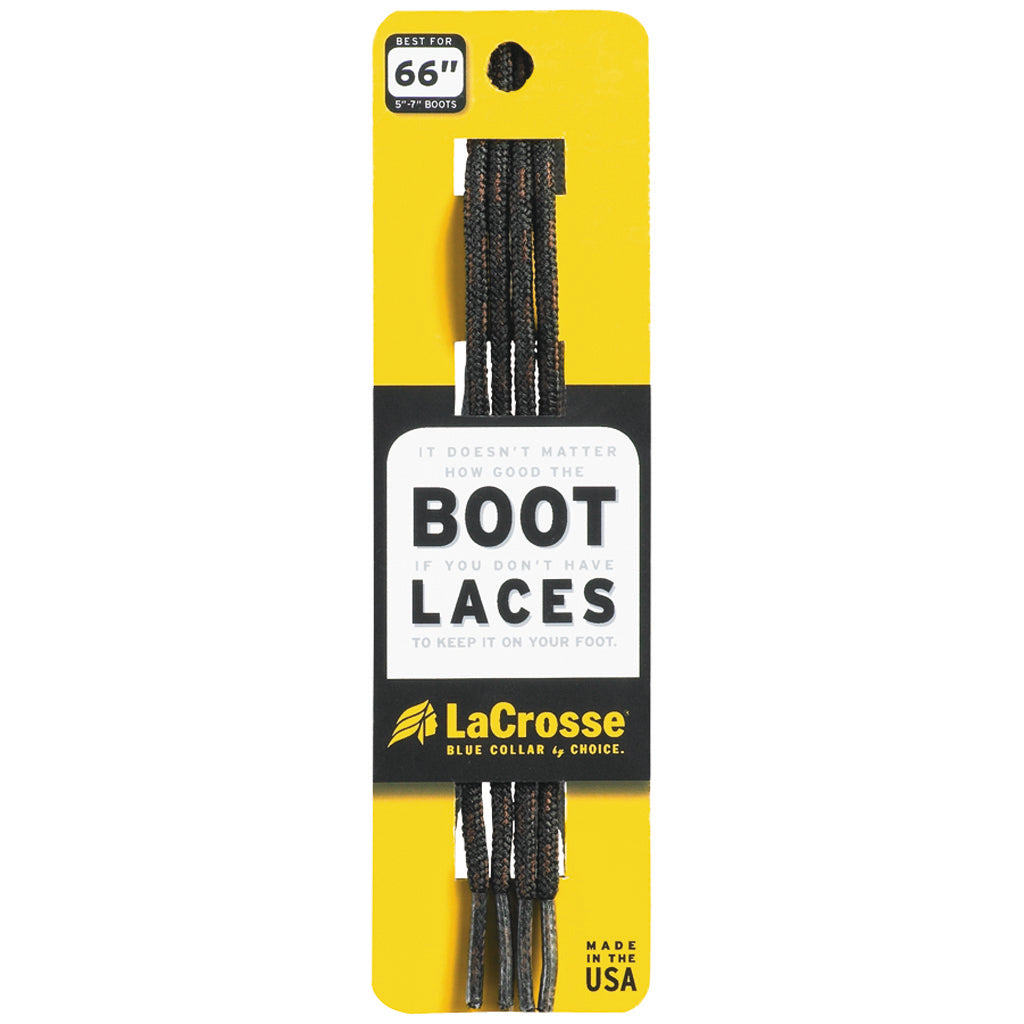 LaCrosse Boot Laces for 8-9 in. Boots Black/Brown 76 in.