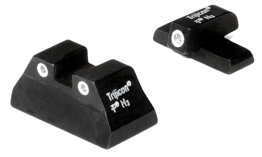 Trijicon Bright & Tough Tritium Night Sights White Outline Front & Rear for Heckler & Koch USP Compact