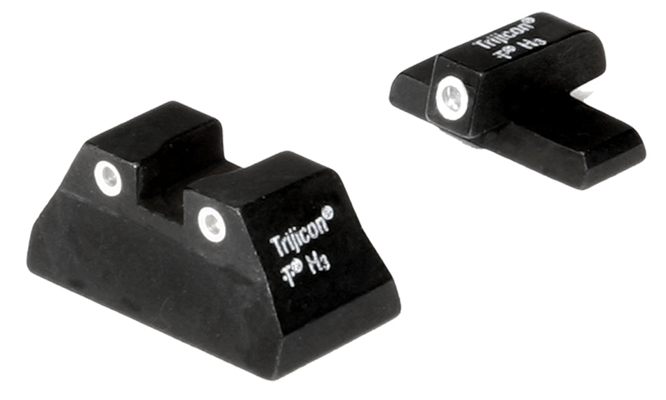 Trijicon Bright & Tough Tritium Night Sights White Outline Front & Rear for Heckler & Koch USP Compact