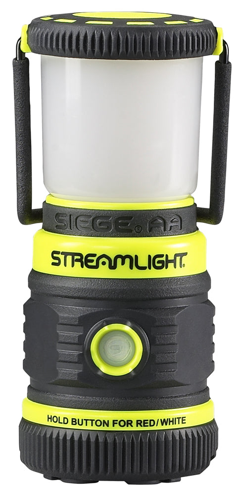 Streamlight The Siege Emergency Lantern 200 Lumens Red/White LED Magnetic Base Black/Yellow