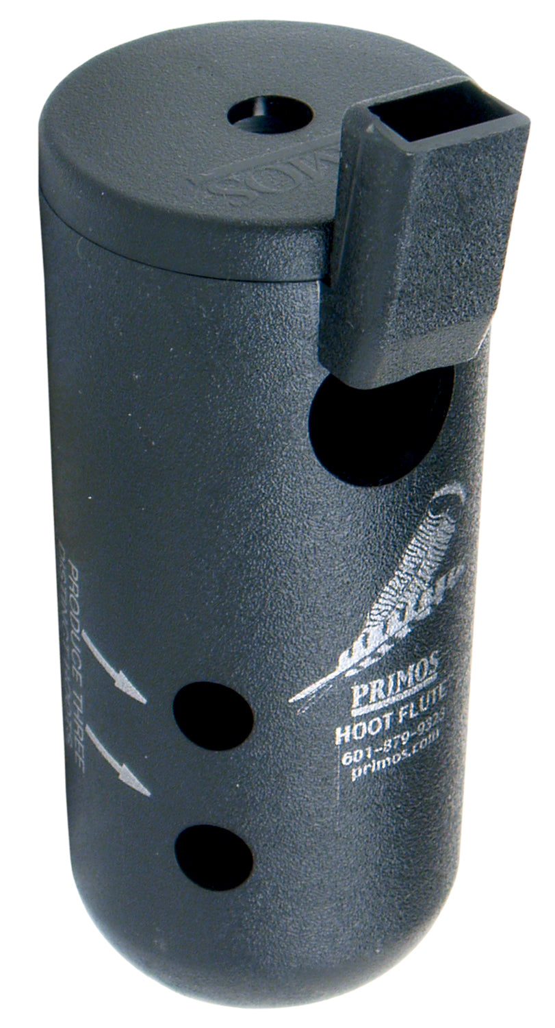 Primos Hoot Flute Owl & Turkey Call - Barred/Great Horned Owl Sounds, Black