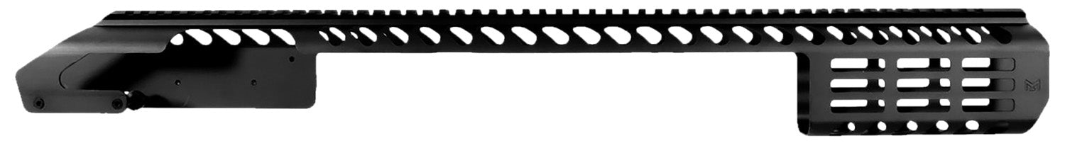 Aim Sports MTMSG870 Remington 870 Monolithic M-LOK Rail System 24.90" Aluminum Black with 6-Shell Holder