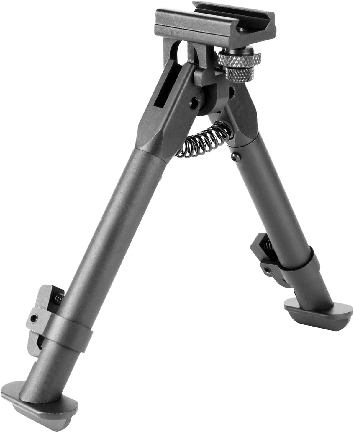 Aim Sports BPARSS Picatinny Rail Bipod for AR Handguards Black Anodized 6.5 to 9 Inch