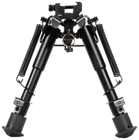 Aim Sports BPHS01 H-Style Sling Stud Bipod Black Anodized 6.5 to 9 Inch Steel/Aluminum