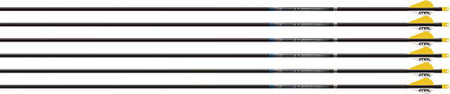 Easton Sonic 6.0 400 Spine Arrow 6-Pack 2" Bully Vanes