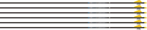 Easton Sonic 6.0 400 Spine Arrow 6-Pack 2" Bully Vanes