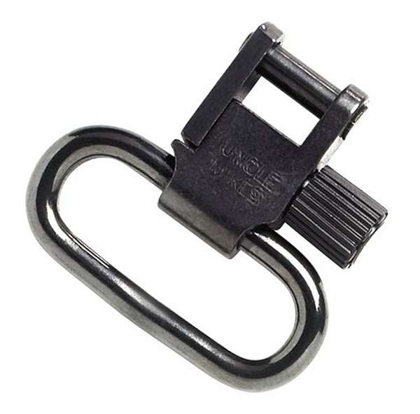 Uncle Mike's 1" Blued Non Tri-Lock Sling Swivels Clam Package