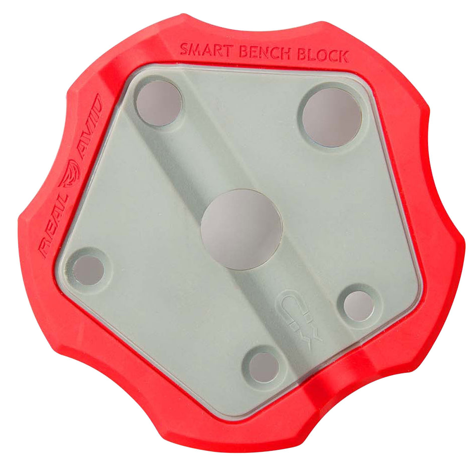Real Avid Smart Bench Block AVSBBLK Red/Silver with 1911 Bushing Wrench