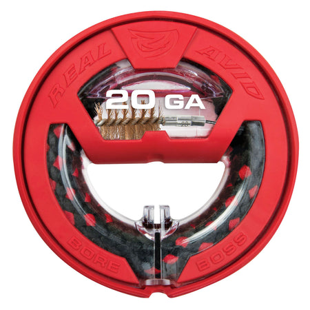 Real Avid Bore Boss 20 Gauge Shotgun Single-Pass Bore Cleaner 32" Polycarbonate