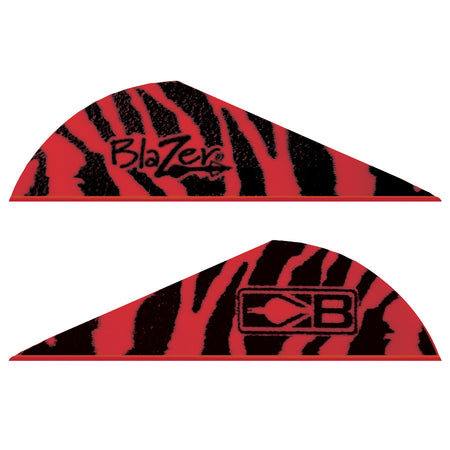 Bohning Blazer Tiger Vanes Red 100 pk.