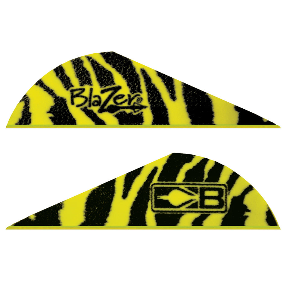 Bohning Blazer Tiger Vanes Yellow 100 pk.