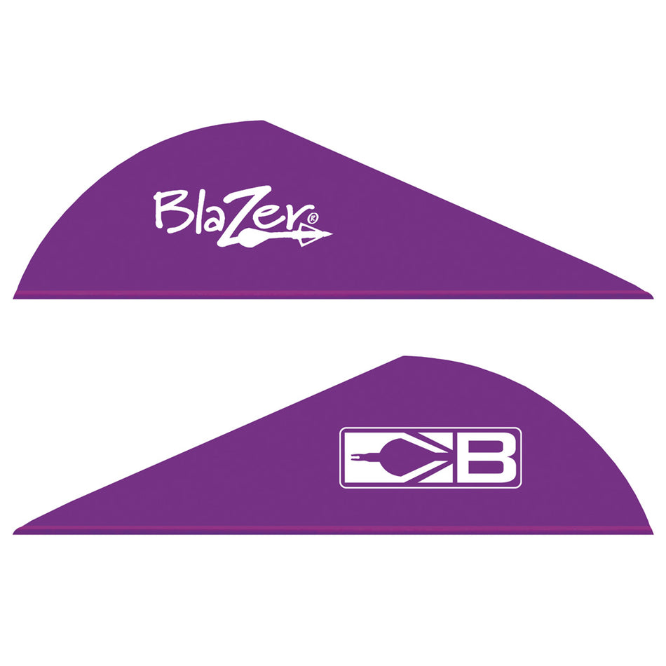 Bohning Blazer Purple Arrow Vanes 100 pk.