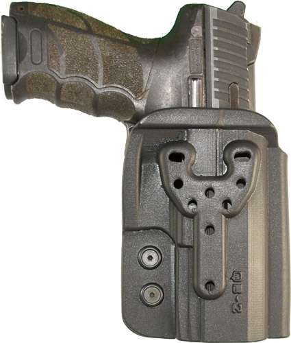 Comp-Tac QB OWB Size 2 Kydex RH Holster HK VP40 Glock 45 SIG 320 Black