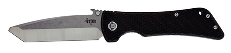 Southern Grind Bad Monkey 4" Emerson Tanto Black Carbon Fiber Handle Knife