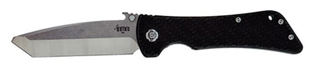 Southern Grind Bad Monkey 4" Emerson Tanto Black Carbon Fiber Handle Knife
