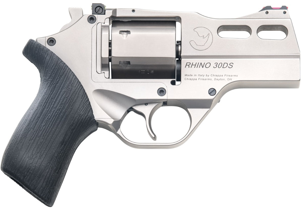 Chiappa Rhino 30DS Small 10mm Auto 6-Shot Revolver, 3" Barrel, Walnut Grip