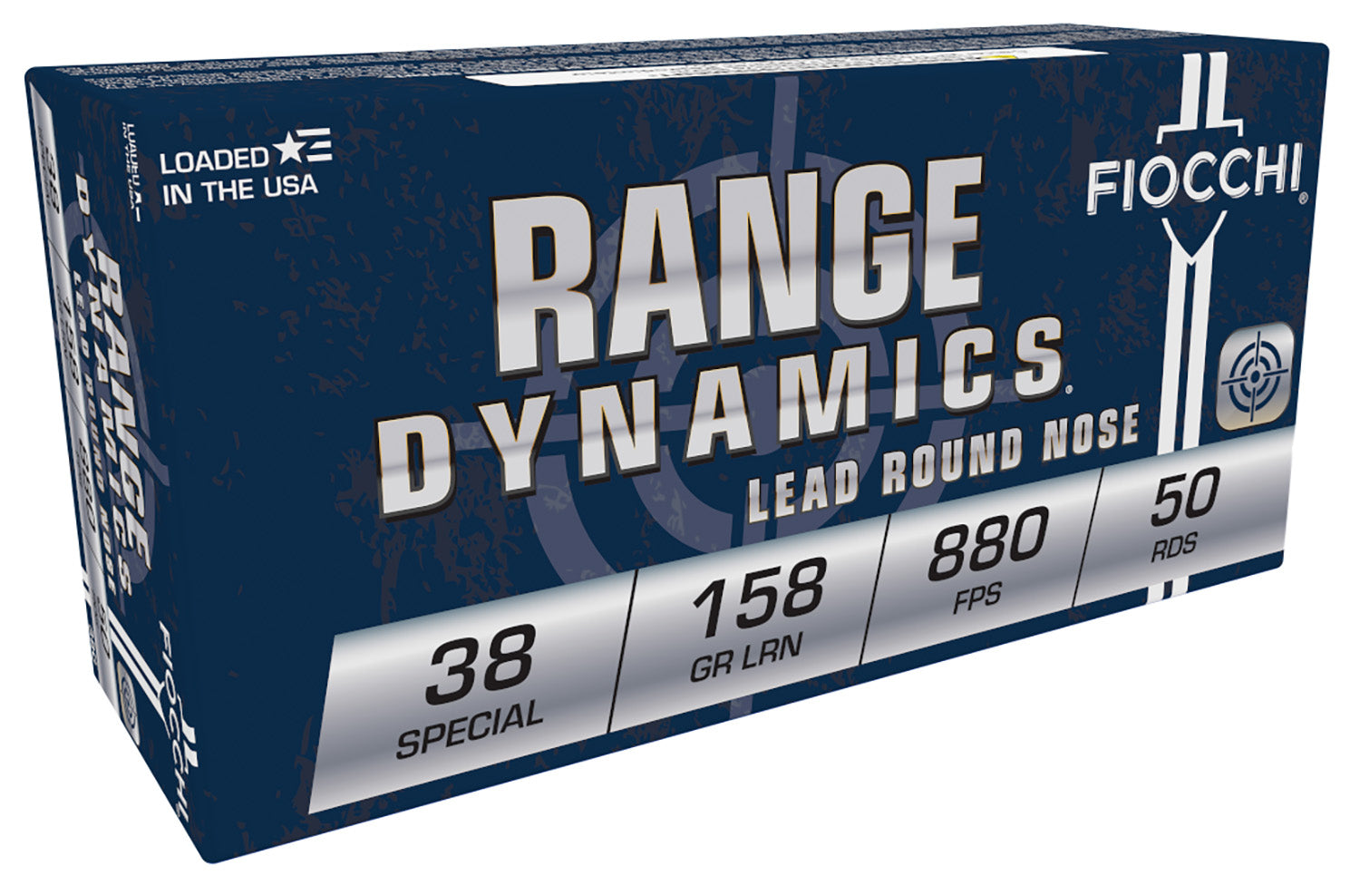 Fiocchi .38 Special 38C Range Dynamics Lead Round Nose LRN 158 Grain