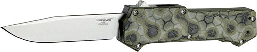 Hogue Compound OTF Automatic Knife 3.5" G-10 G-Mascus Green