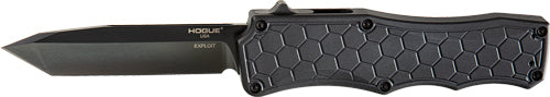 Hogue Exploit Auto OTF 3.5" Tanto Blade Aluminum Handle Matte Blk