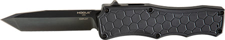 Hogue Exploit Auto OTF 3.5" Tanto Blade Aluminum Handle Matte Blk