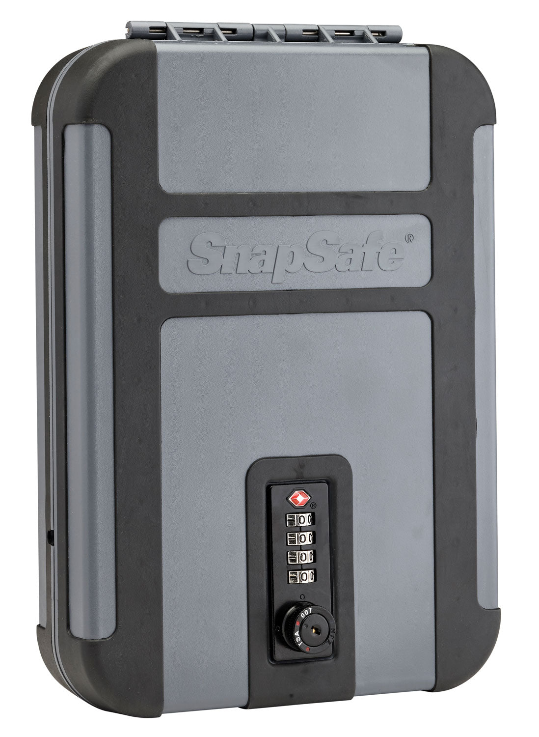 SnapSafe 75241 TrekLite XL Lightweight Polycarbonate Combination Lock Box Gray 10" W x 7" H x 2" D