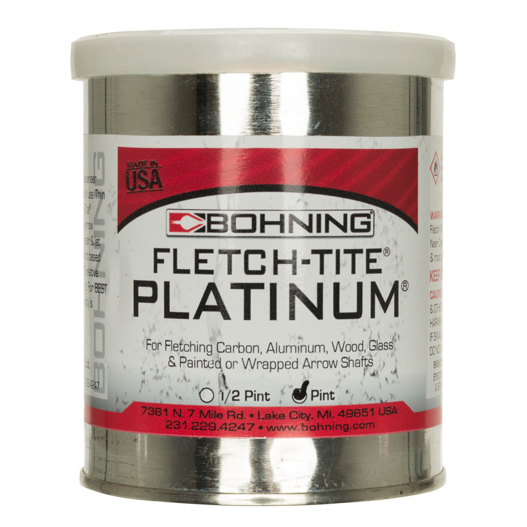 Bohning Fletch-Tite Platinum Arrow Fletching Glue 1 pt.