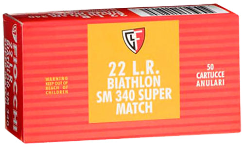 Fiocchi .22 Long Rifle 22SM340 Exacta Super Match Round Nose RN 40 Grain