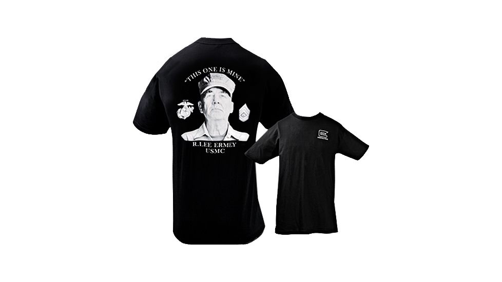 Glock Ermey Gunny Short Sleeve Tee Black 3XL