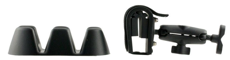 Rugged Gear 15502 Black Metal Adjustable Swing Arm Firearm Holder